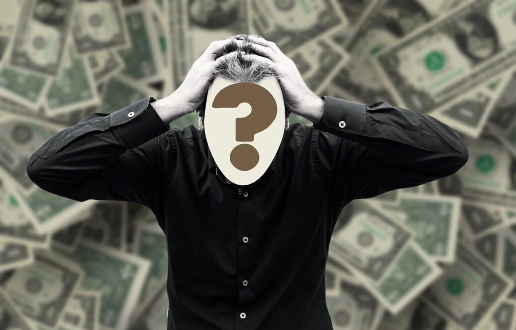 man, hands, headache, money, finance, bust, psychosis, head, burnout, question mark, bipolar, error, manic-depressive, circle, identity, affective, adolescence, mania, disease, search, depression, symptoms, personality, psychology